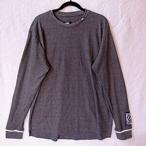 Ecko Unltd. Mens Gray Long Sleeve Thermal Shirt 2XL Cotton Blend